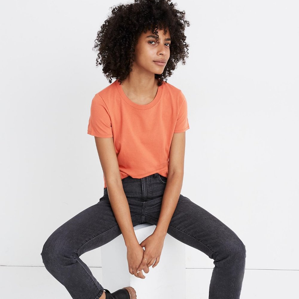 Madwell Northside Vintage Tee Peach